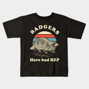 Badgers have bad reputation Kids T-Shirt